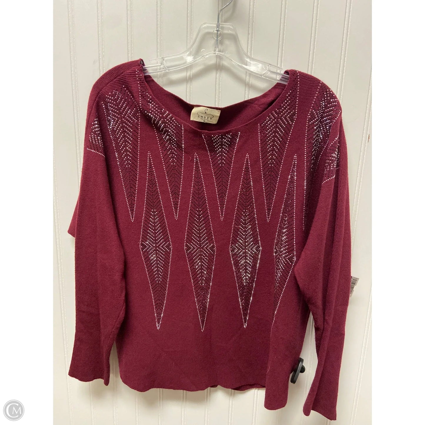 Sweater By Ember In Red, Size: M