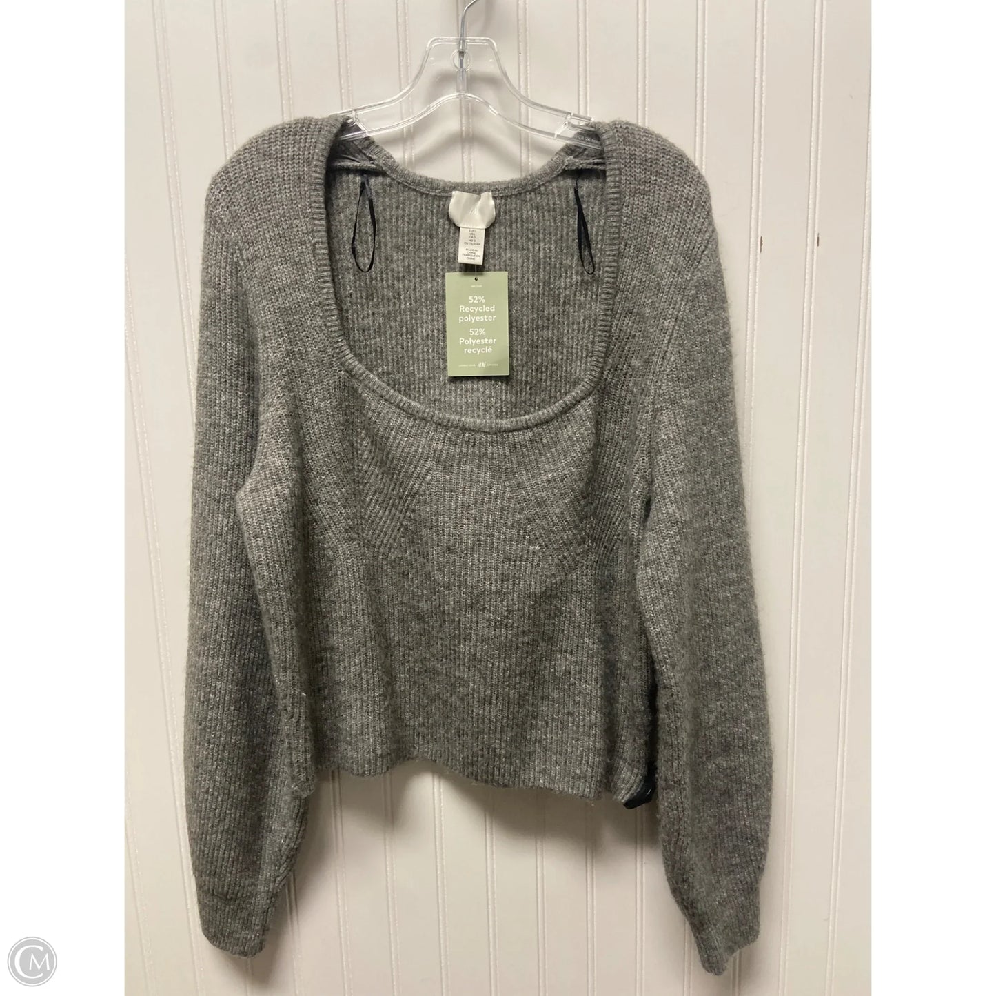 Sweater By H&m In Grey, Size: L