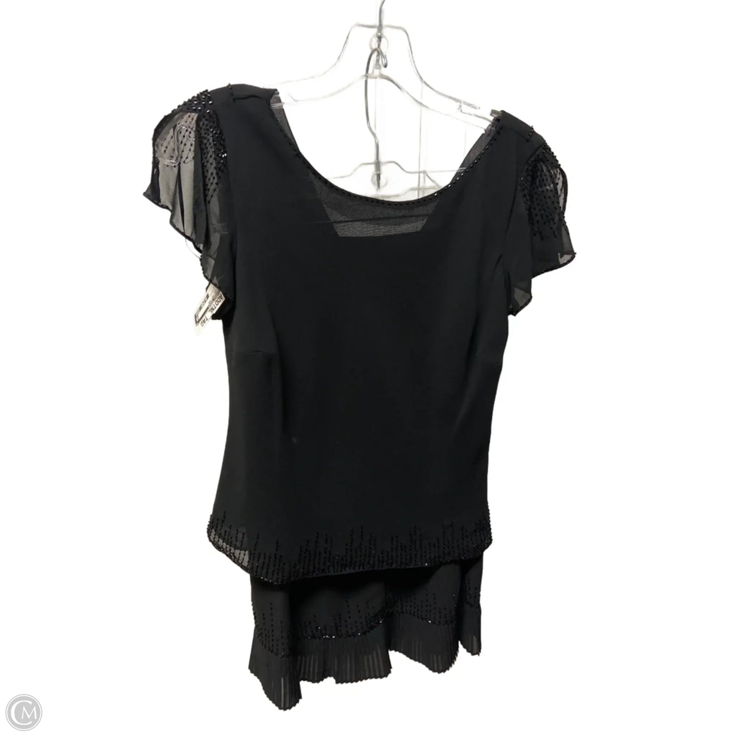Skirt Set 2pc By Sandra Darren In Black, Size: S