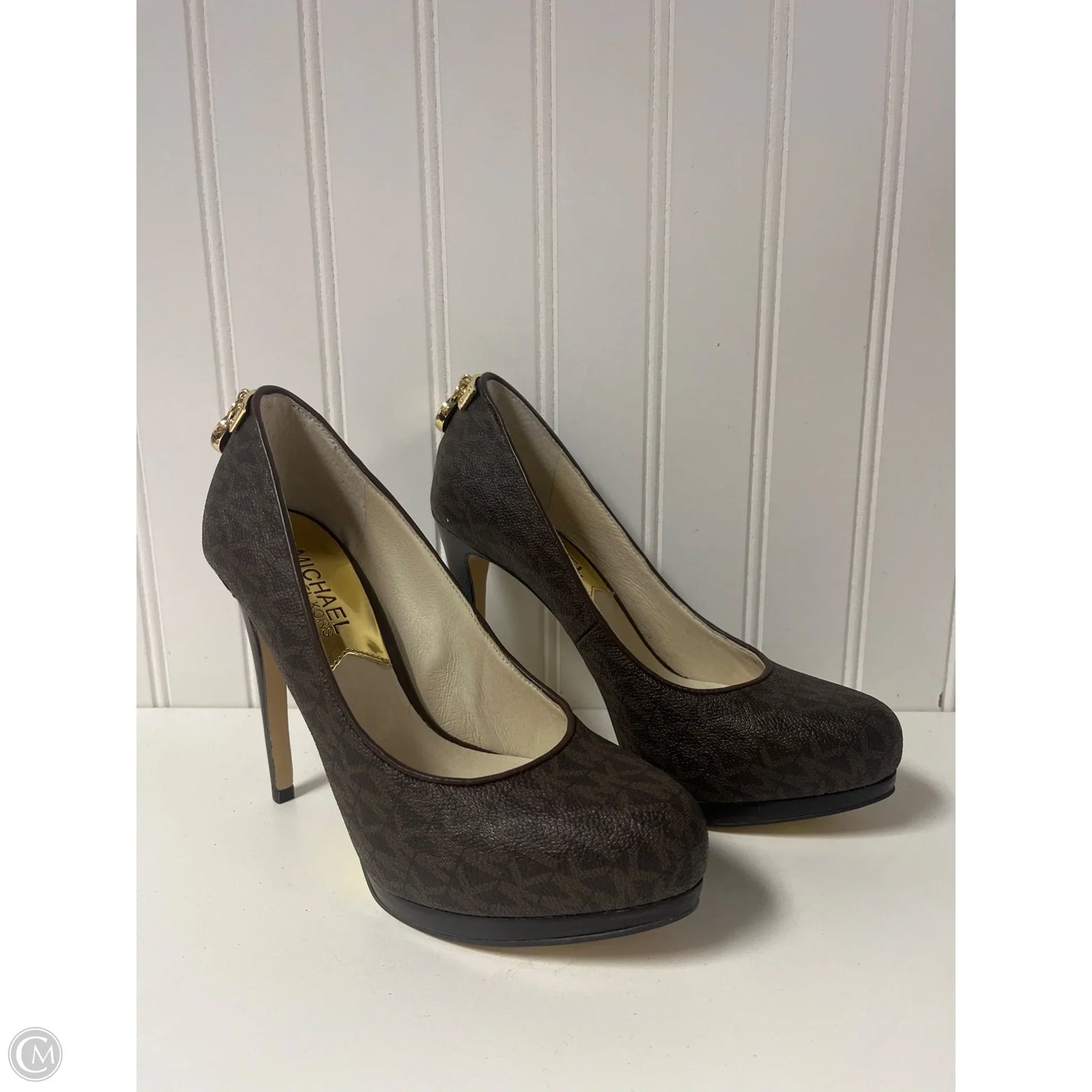 Shoes Heels Stiletto By Michael By Michael Kors In Brown, Size: 5