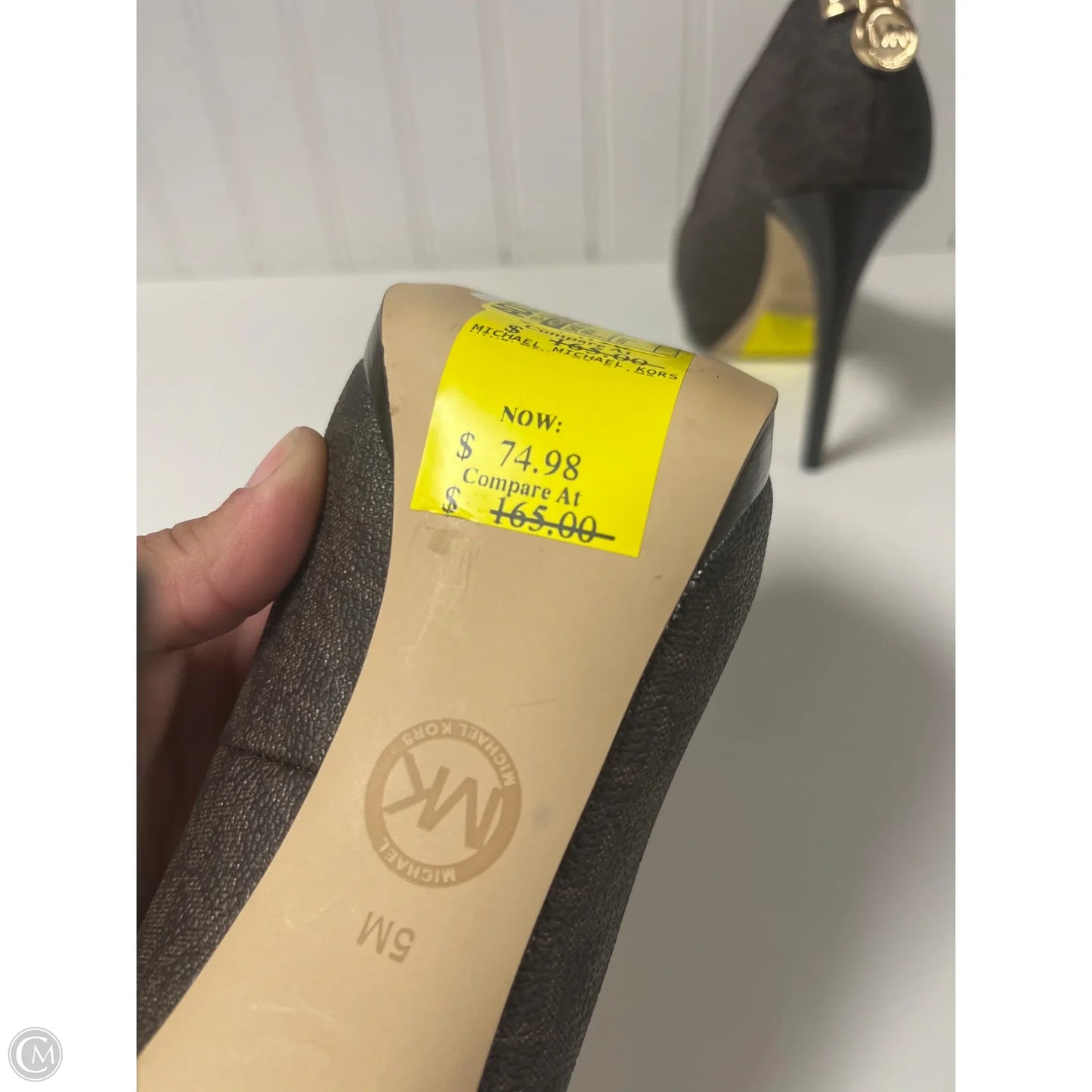 Shoes Heels Stiletto By Michael By Michael Kors In Brown, Size: 5