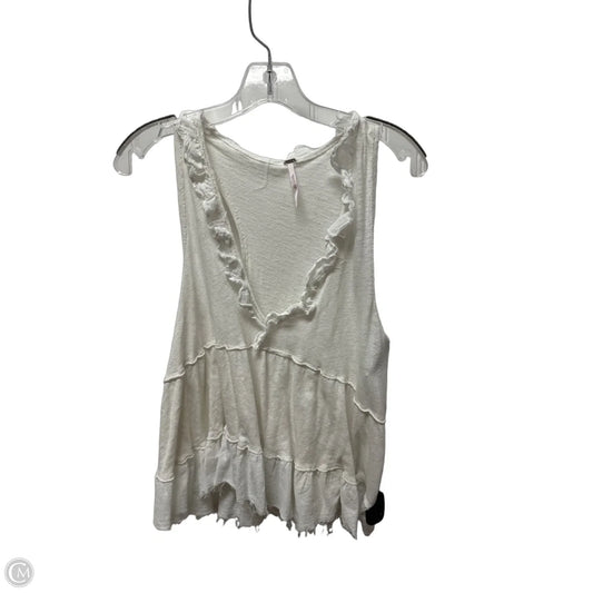 Top Sleeveless By Free People In White, Size: S