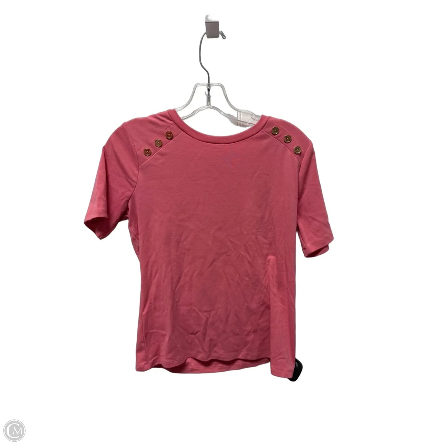 Top Short Sleeve By Michael By Michael Kors In Pink, Size: S