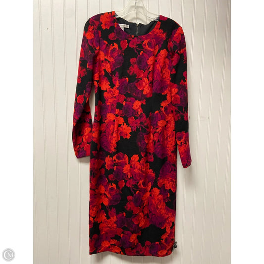 Dress Casual Midi By Maggy London In Red, Size: S