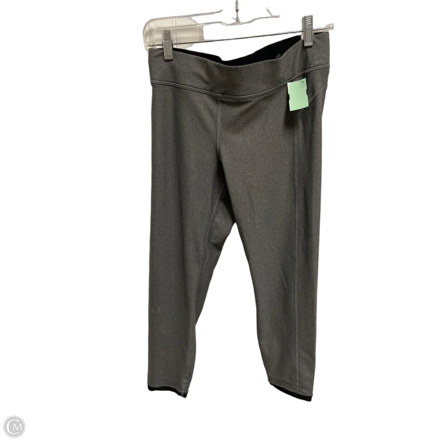 Athletic Leggings By Under Armour In Grey, Size: L