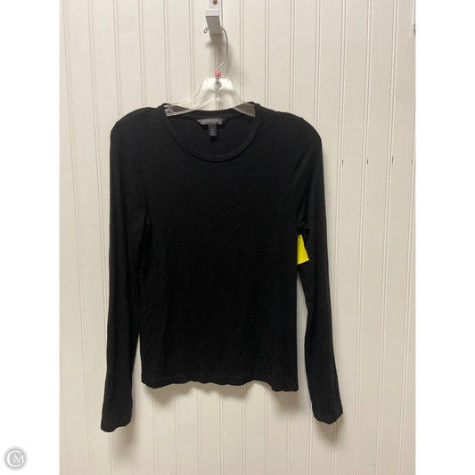 Top Long Sleeve By Banana Republic In Black, Size: M