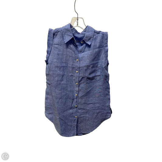 Top Sleeveless Designer By Lilly Pulitzer In Blue, Size: Xxs
