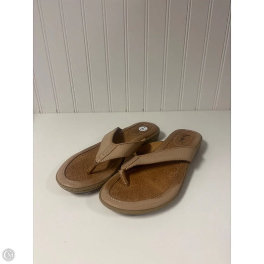 Sandals Flats By Boc In Beige, Size: 7