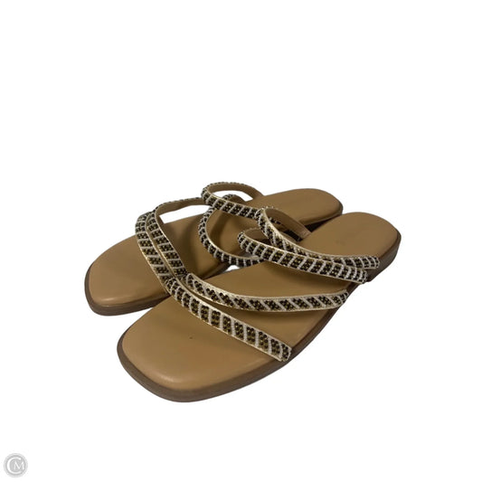 Sandals Flats By Cushionaire In Black, Size: 7