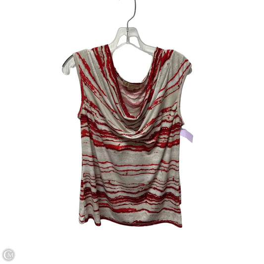 Top Sleeveless By Michael By Michael Kors In Red, Size: L
