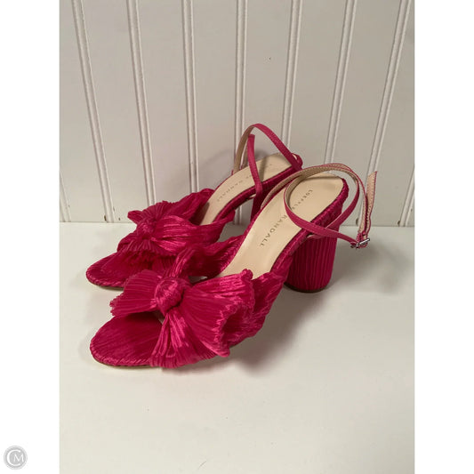 Sandals Heels Kitten By Loeffler Randall In Pink, Size: 7