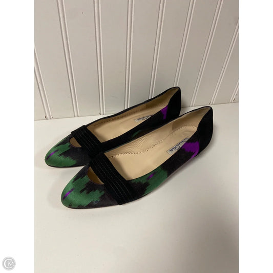 Sandals Luxury Designer By Oscar De La Renta In Black, Size: 6.5