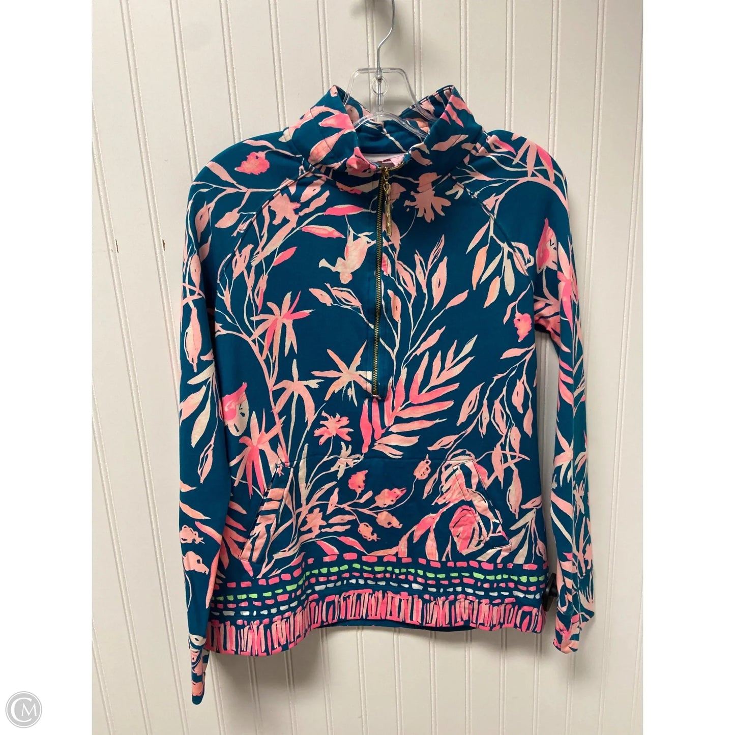 Sweater Designer By Lilly Pulitzer In Green & Pink, Size: S