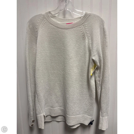 Sweater Designer By Lilly Pulitzer In White, Size: S