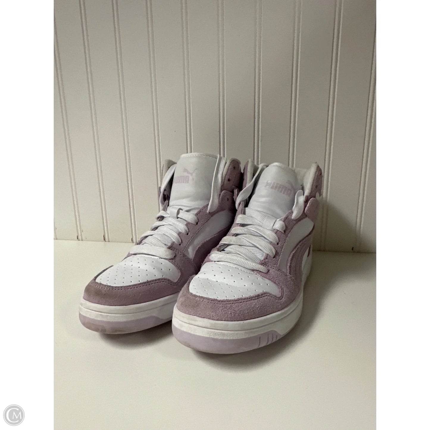 Shoes Athletic By Puma In Purple & White, Size: 8.5