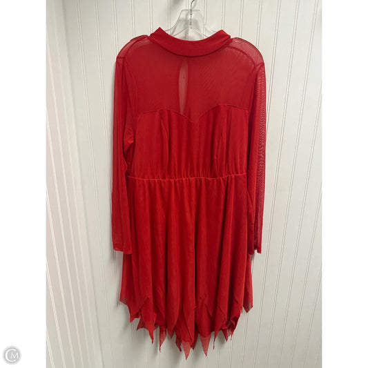 Dress Casual Midi By Torrid In Red, Size: 1x