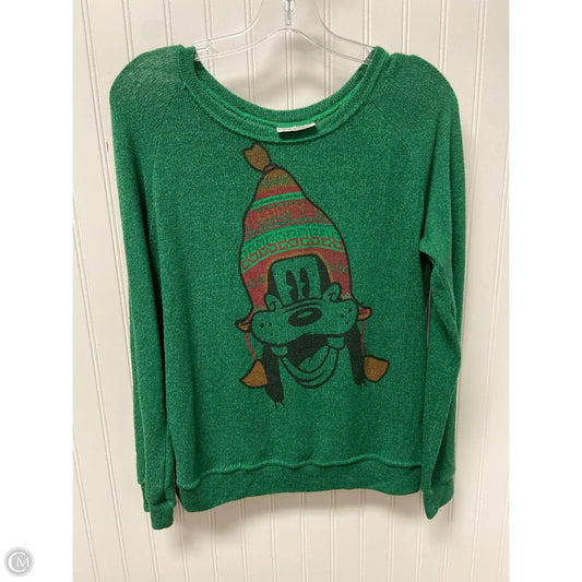 Sweatshirt Crewneck By Clothes Mentor In Green, Size: L