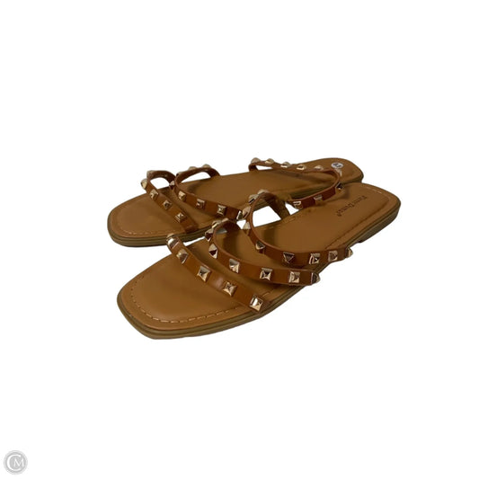 Sandals Flats By Pierre Dumas In Tan, Size: 8.5