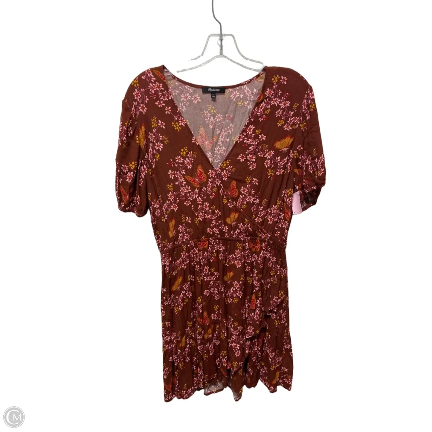 Dress Casual Short By Madewell In Maroon, Size: L