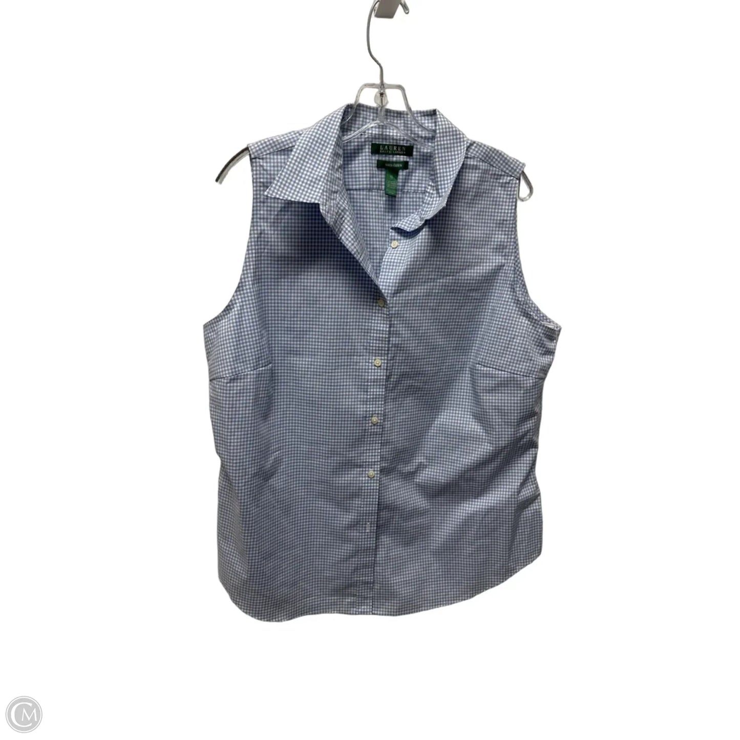 Top Sleeveless Basic By Lauren By Ralph Lauren In Blue, Size: Xl