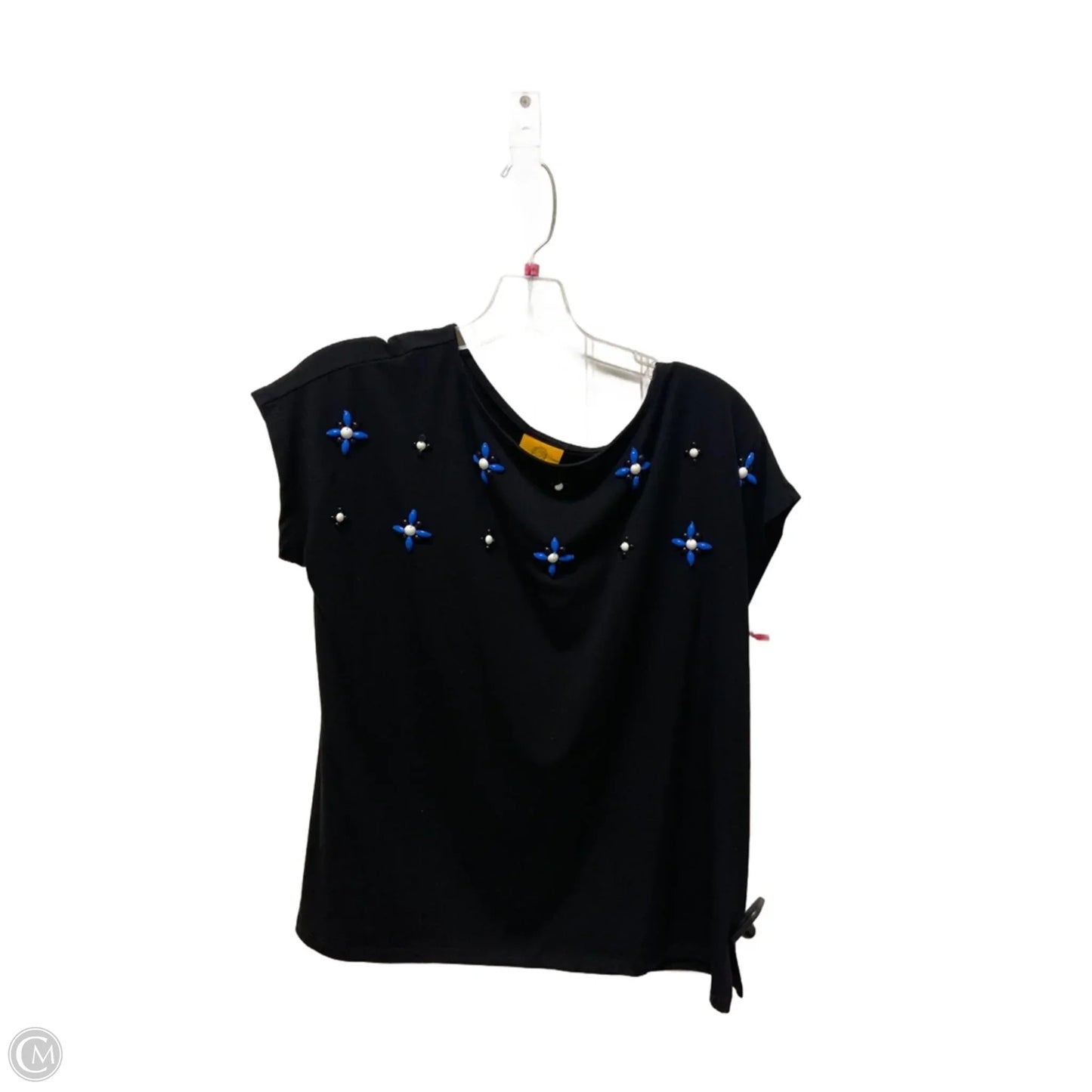 Top Short Sleeve By Ruby Rd In Black, Size: M