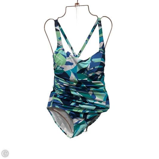 Swimsuit By Nautica In Blue & Green, Size: M
