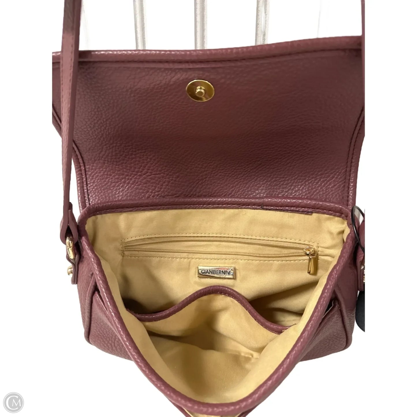 Crossbody Leather By Giani Bernini, Size: Medium