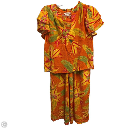 Pants Set 2pc By Haute Hippie In Orange, Size: S
