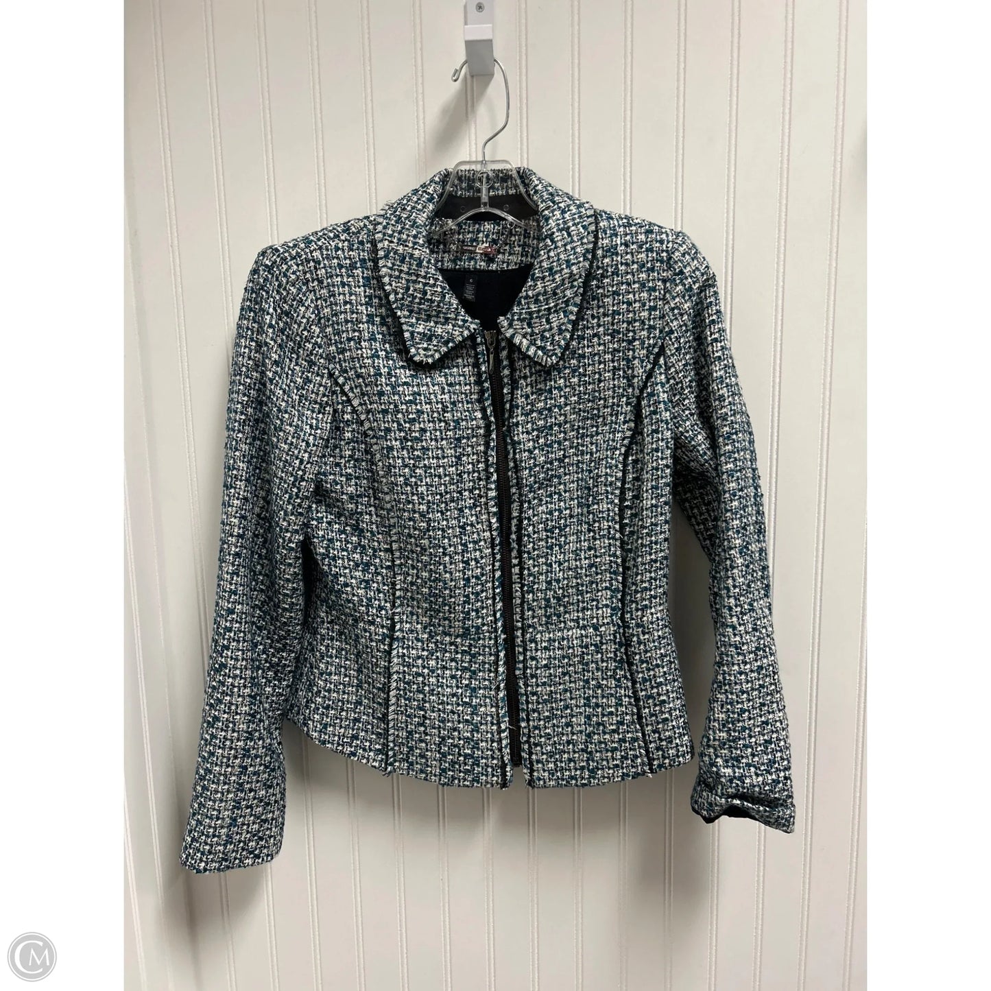 Jacket Other By White House Black Market In Blue & White, Size: S