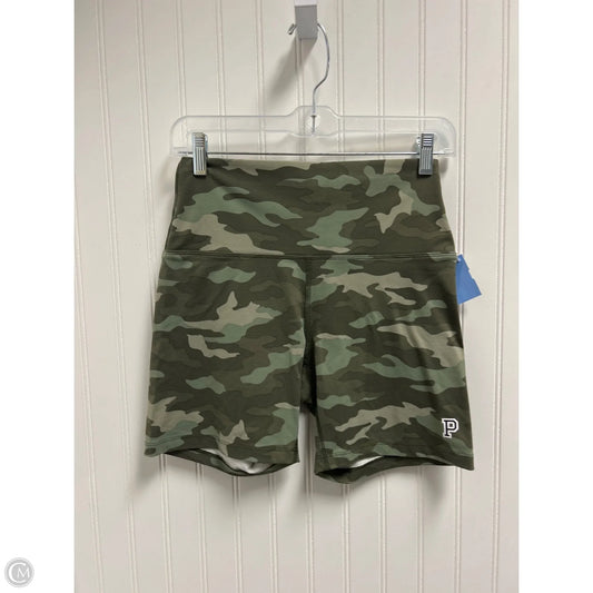 Athletic Shorts By Pink In Camouflage Print, Size: M