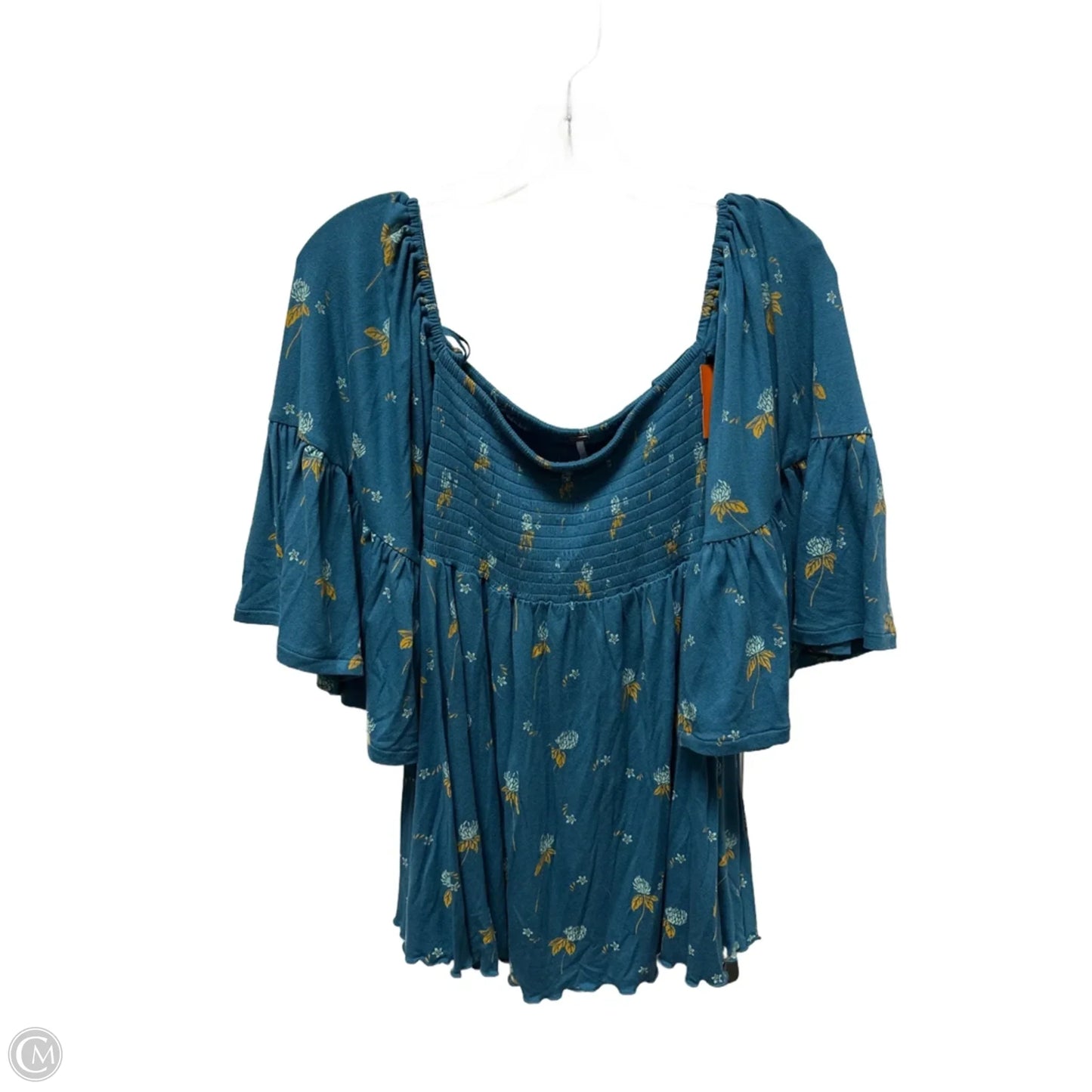 Top Long Sleeve By Free People In Aqua, Size: Xs