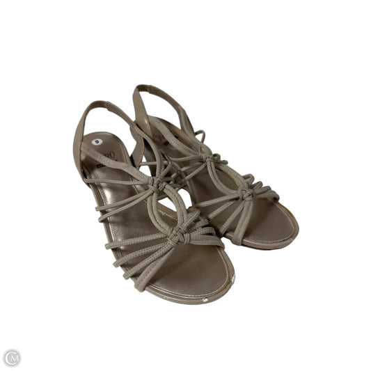 Sandals Heels Platform By Impo In Tan, Size: 9