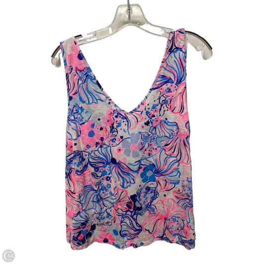Top Sleeveless Designer By Lilly Pulitzer In Multi-colored, Size: L