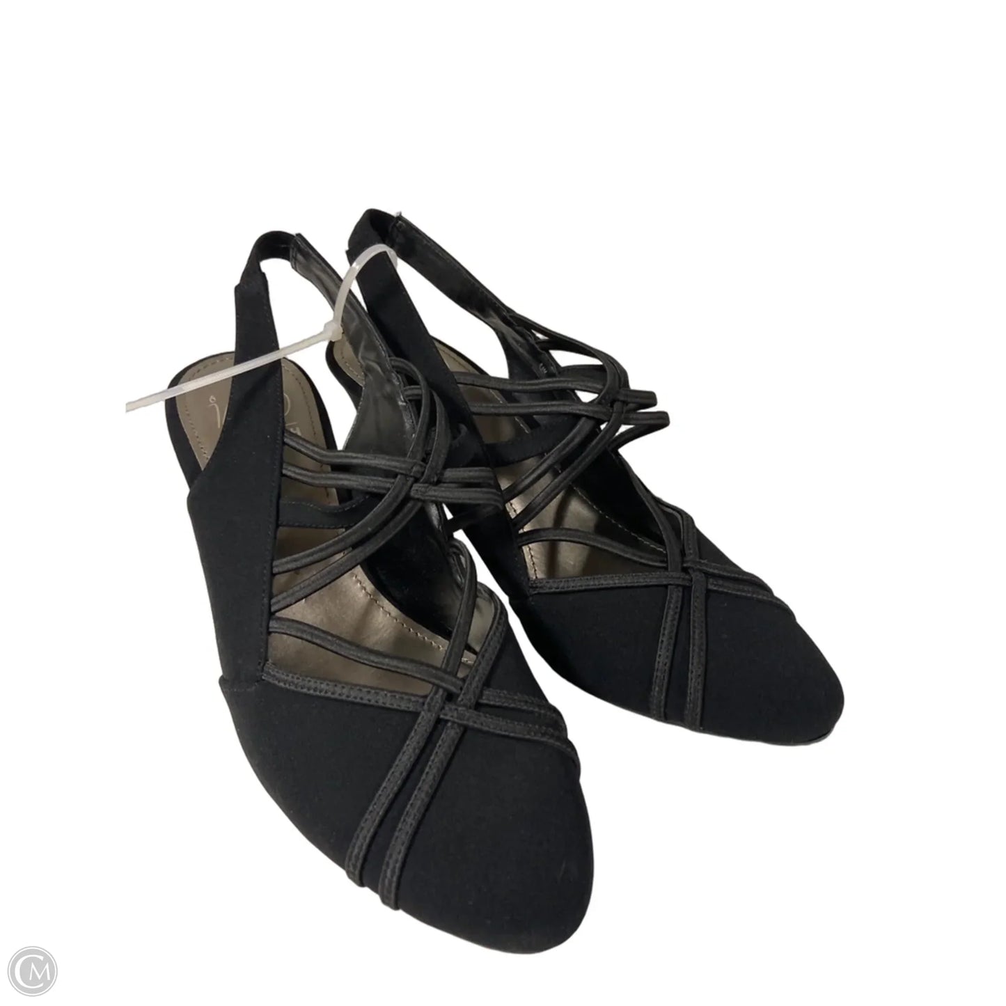 Sandals Heels Kitten By Impo In Black, Size: 8.5