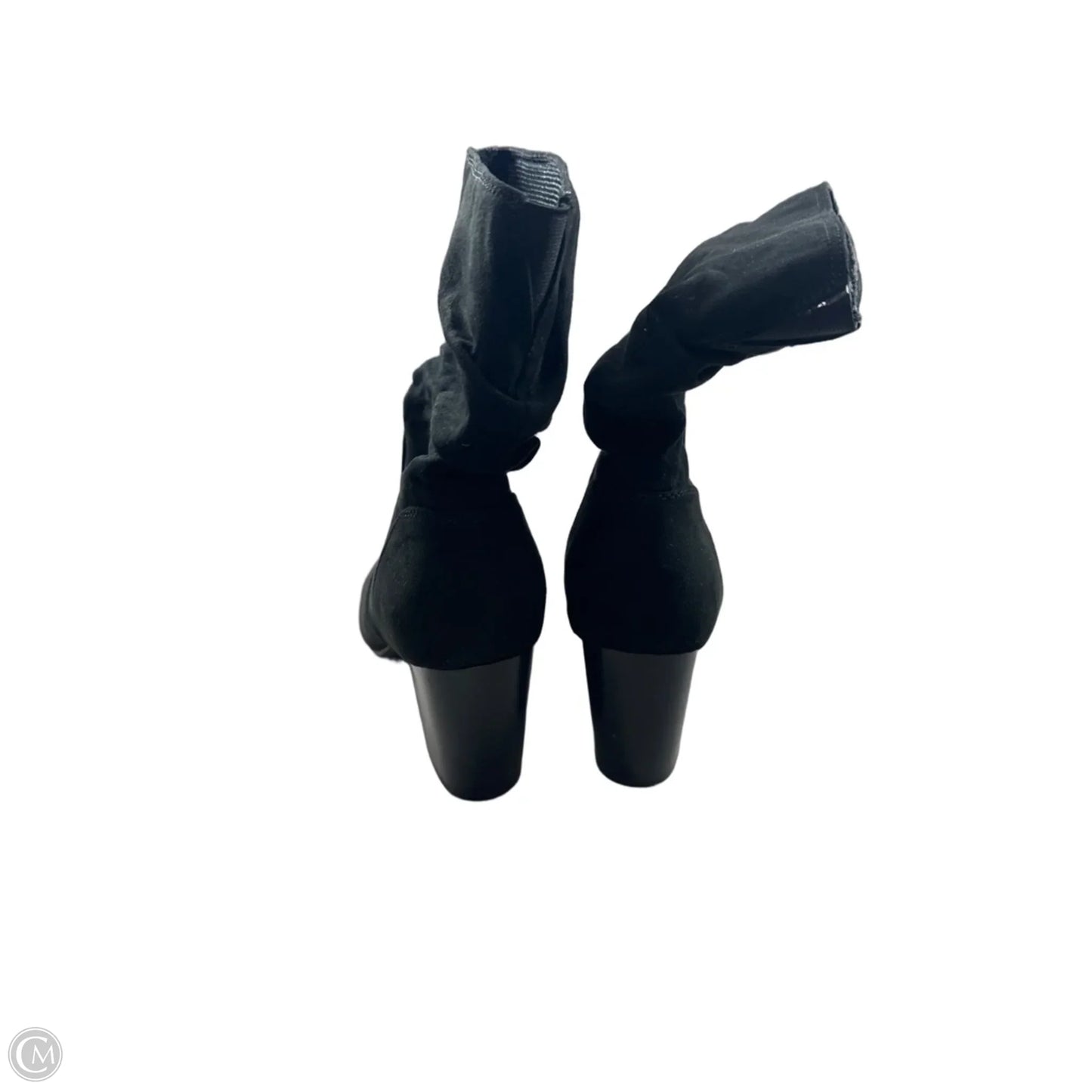 Boots Ankle Heels By Dept 222 In Black, Size: 9.5
