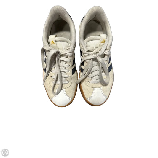 Shoes Flats By Adidas In Cream & White, Size: 6