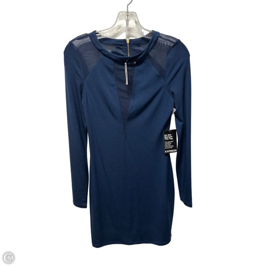 Dress Party Short By Express In Blue, Size: Xs