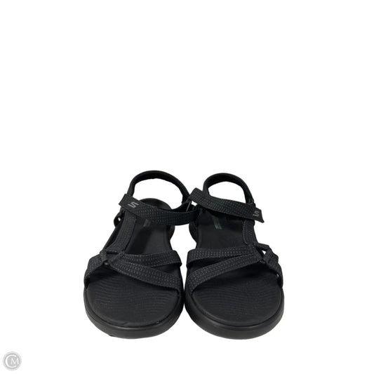 Sandals Flats By Skechers In Black, Size: 6