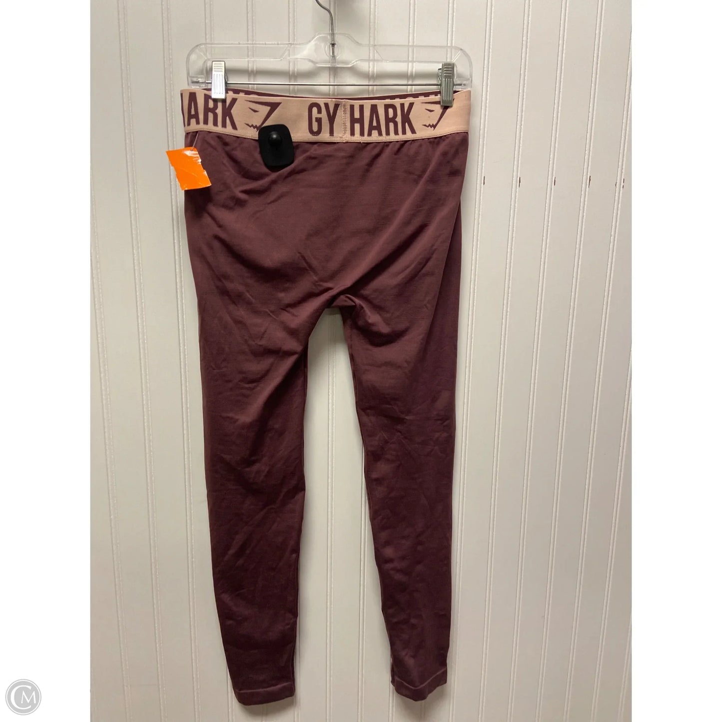 Athletic Leggings By Gym Shark In Maroon, Size: M