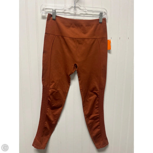 Athletic Leggings By Fabletics In Orange, Size: S