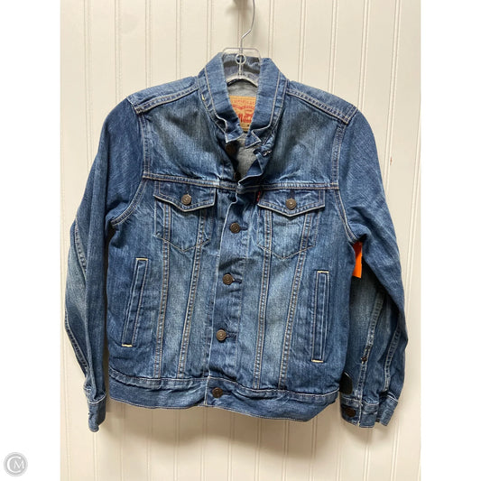 Jacket Denim By Levis In Blue Denim, Size: M