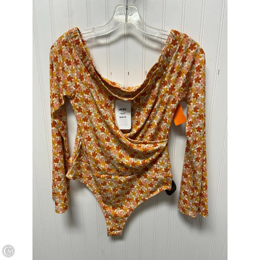 Bodysuit By Promesa In Floral Print, Size: M