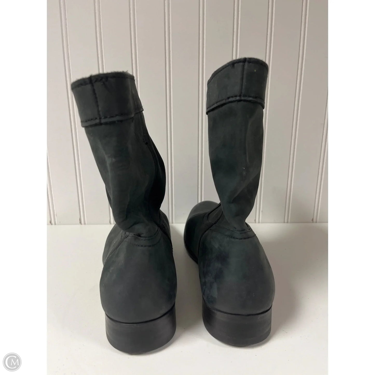 Boots Designer By Frye In Grey, Size: 9