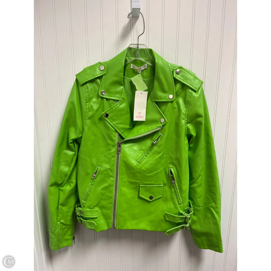 Jacket Moto By Cmb In Green, Size: L