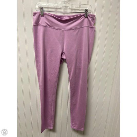 Athletic Leggings By Fabletics In Purple, Size: L