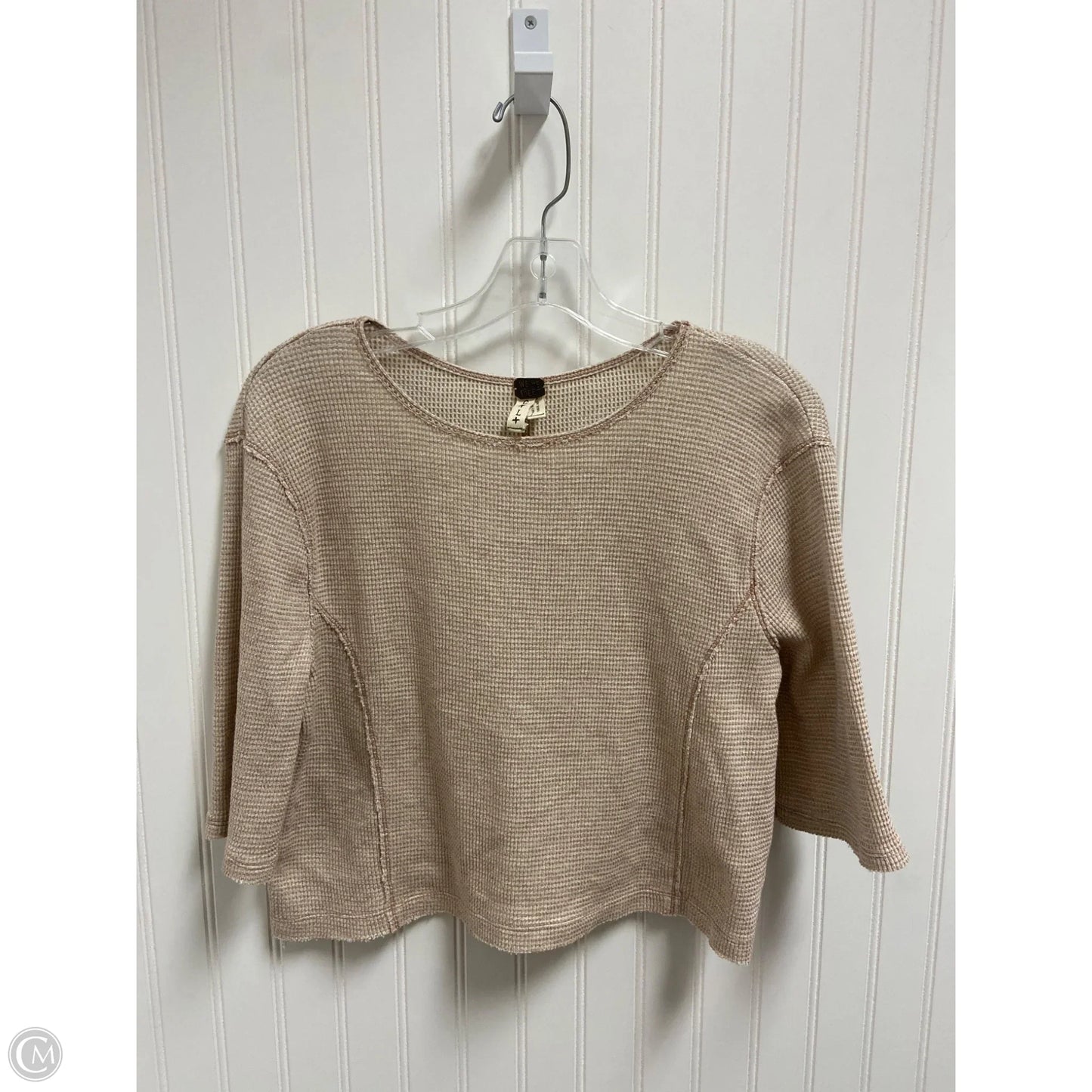 Top Short Sleeve Basic By We The Free In Beige, Size: L