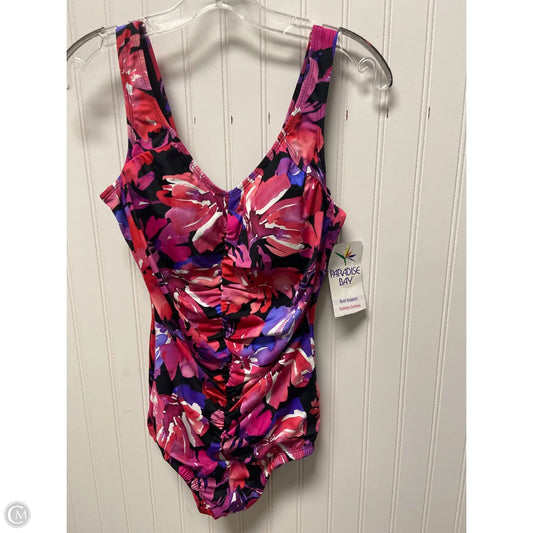 Swimsuit By Cmc In Black & Pink, Size: L
