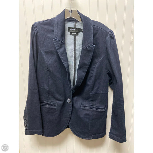 Blazer By Torrid In Blue Denim, Size: 2x