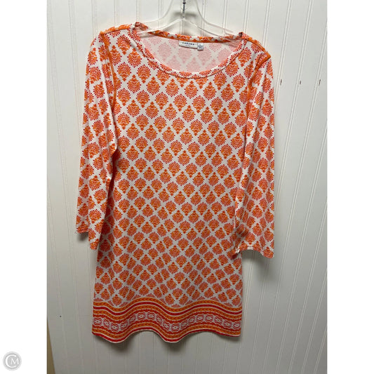 Dress Casual Short By Cmb In Orange, Size: L