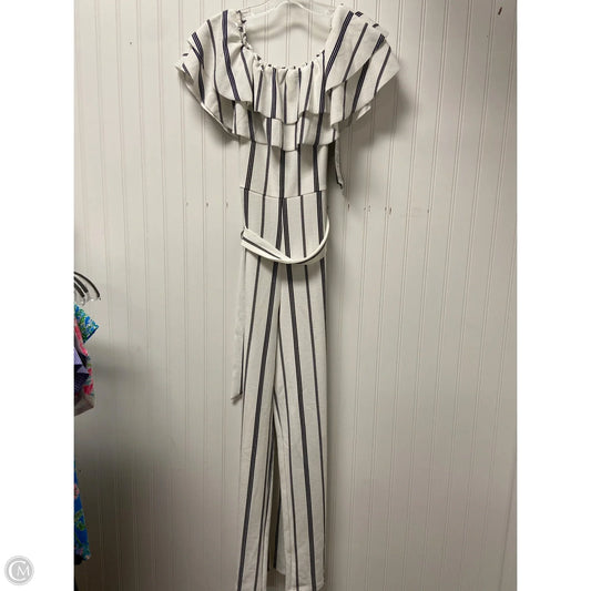 Jumpsuit By Clothes Mentor In Striped Pattern, Size: M
